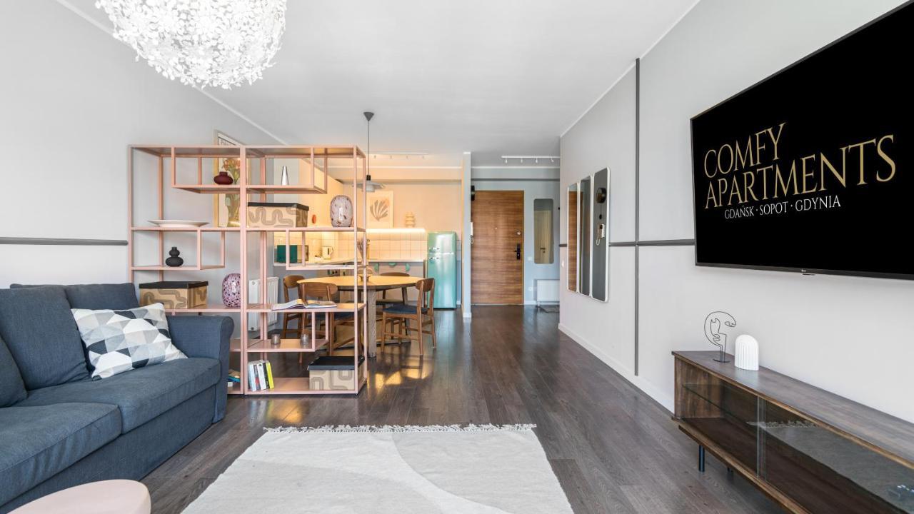 Waterlane W Oknami Na Rzeke - Marina View - Comfy Apartments Gdansk Exterior foto