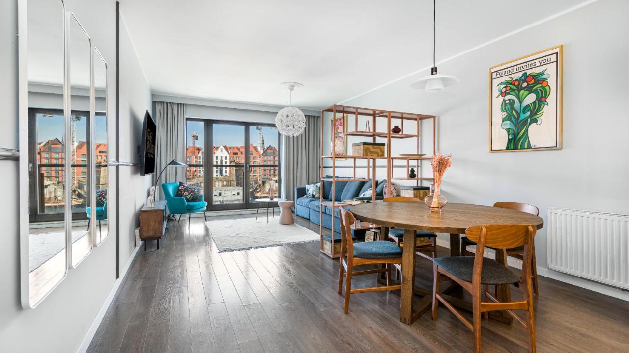 Waterlane W Oknami Na Rzeke - Marina View - Comfy Apartments Gdansk Exterior foto